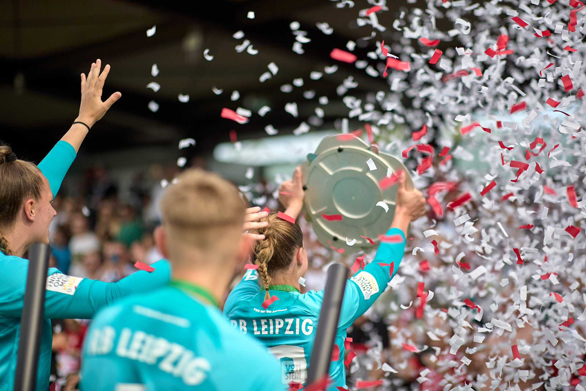 21.05.2023, GER, Frauenfußball, 2. BL, 2022 2023, RB Leipzig - FSV Gütersloh, Meisterinnenehrung