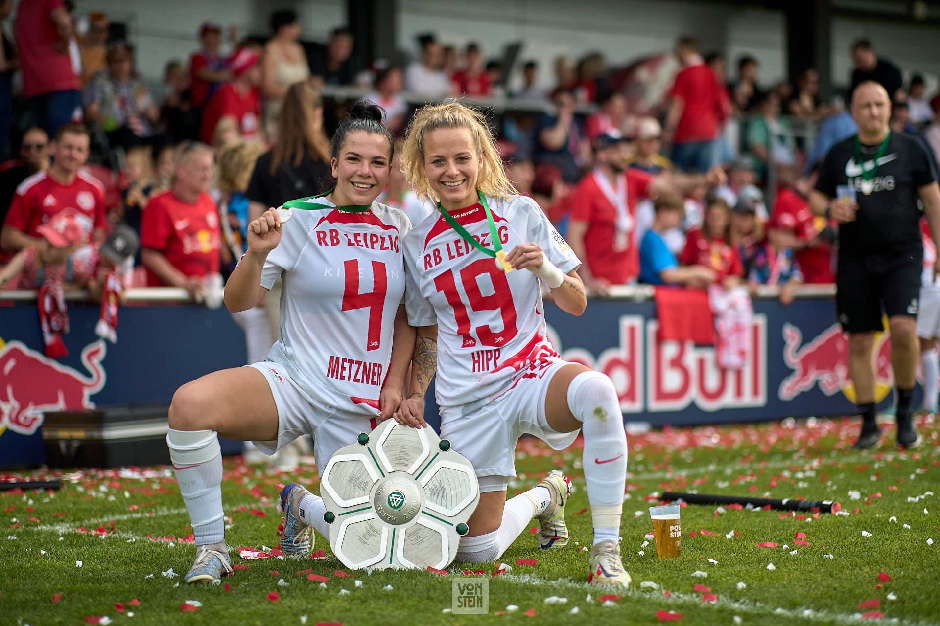 21.05.2023, GER, Frauenfußball, 2. BL, 2022 2023, RB Leipzig - FSV Gütersloh, Meisterinnenehrung