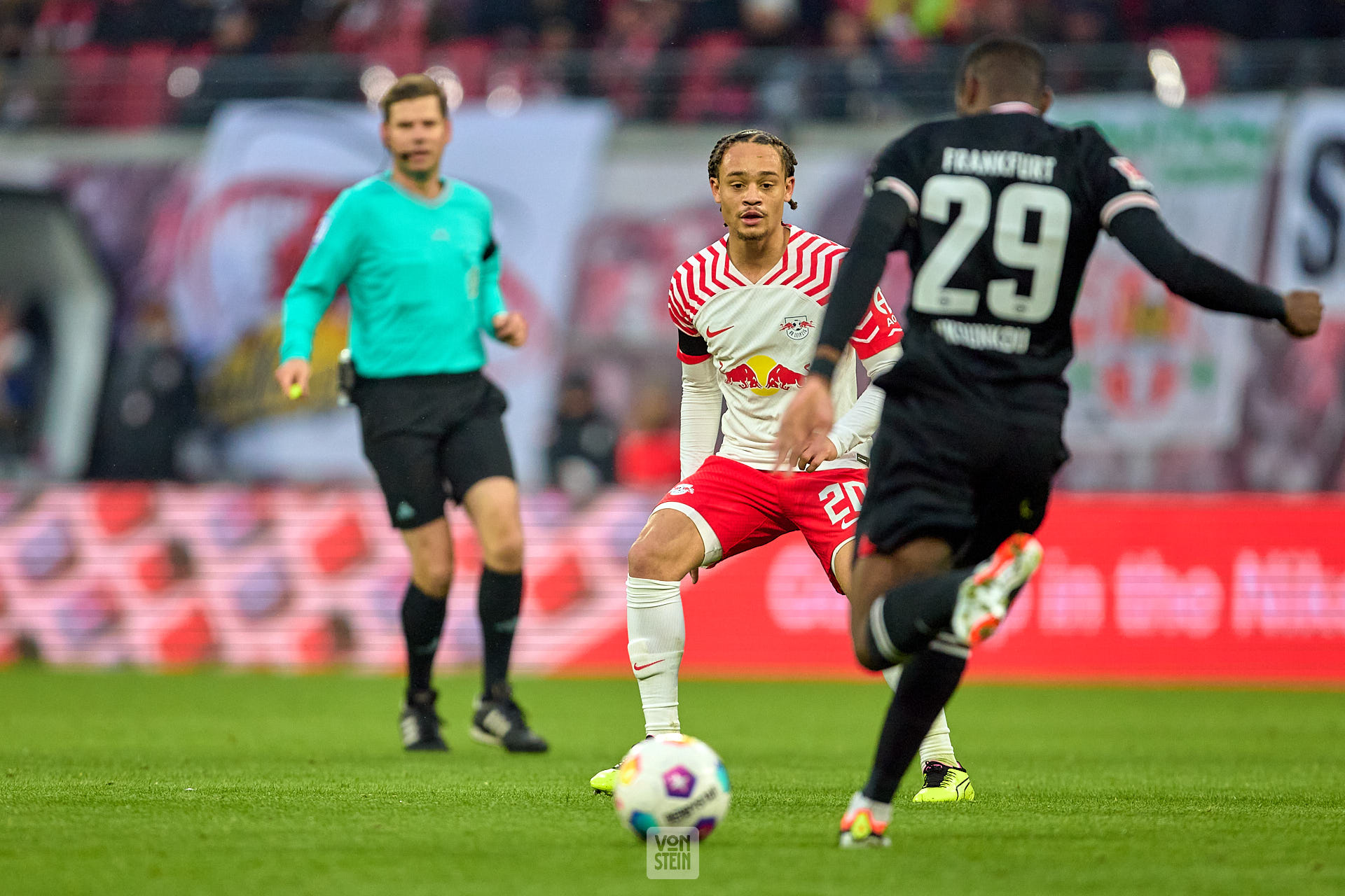 13.01.2024, Fußball, Männer, Bundesliga, 2023 2024, RB Leipzig - Eintracht Frankfurt