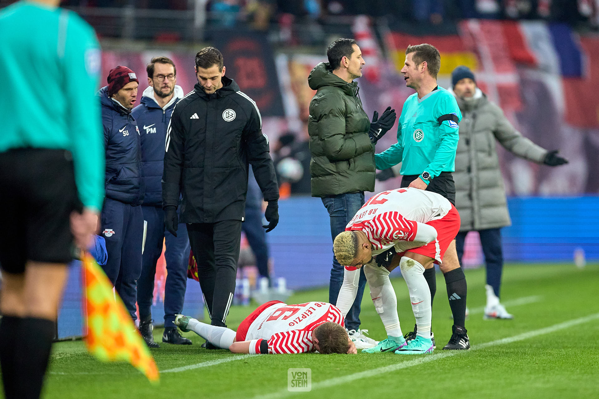 13.01.2024, Fußball, Männer, Bundesliga, 2023 2024, RB Leipzig - Eintracht Frankfurt