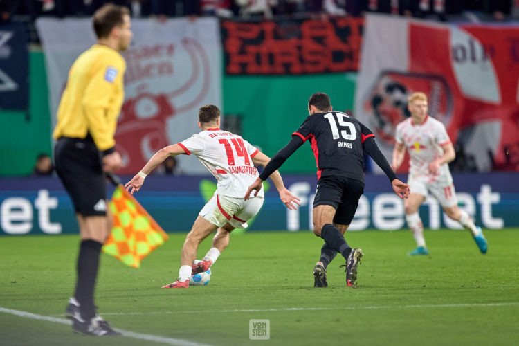 04.12.2024, Fußball, Männer, DFB-Pokal, Achtelfinale, 2024 2025, RB Leipzig - Eintracht Frankfurt