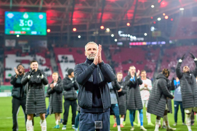 04.12.2024, Fußball, Männer, DFB-Pokal, Achtelfinale, 2024 2025, RB Leipzig - Eintracht Frankfurt