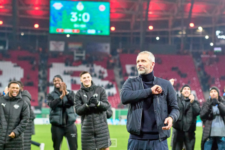 04.12.2024, Fußball, Männer, DFB-Pokal, Achtelfinale, 2024 2025, RB Leipzig - Eintracht Frankfurt