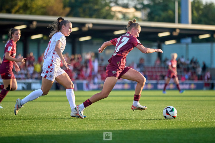 10.09.2024, GER, Frauenfußball, BL, 2024 2025, RB Leipzig - 1. FC Köln