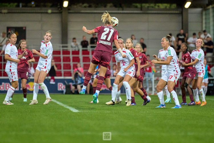 10.09.2024, GER, Frauenfußball, BL, 2024 2025, RB Leipzig - 1. FC Köln