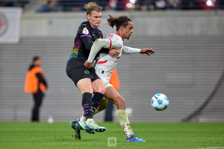 29.10.2024, Fußball, Männer, DFB-Pokal, 2. Runde, 2024 2025, RB Leipzig - FC St. Pauli