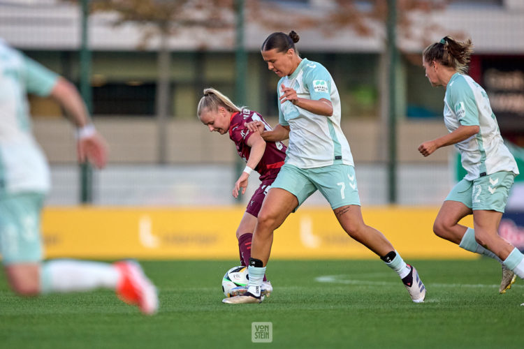 20.09.2024, GER, Frauenfußball, BL, 2024 2025, RB Leipzig - SV Werder Bremen