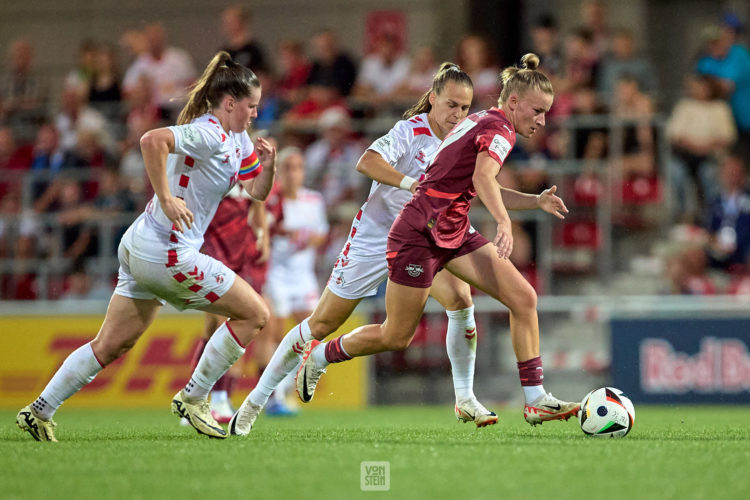 10.09.2024, GER, Frauenfußball, BL, 2024 2025, RB Leipzig - 1. FC Köln